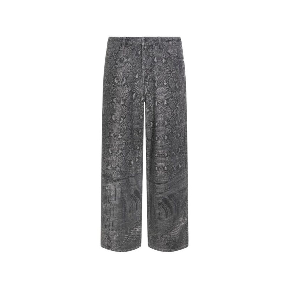 Daily Paper Grey Trousers - Wide-Leg Trousers Men